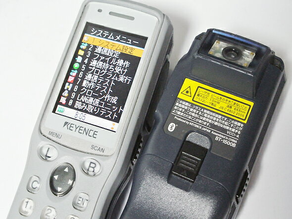 【中古】 キーエンス KEYENCE ハンディーターミナル BT-1500B 中古バッテリー付 Bluetooth QRコード 対応 モデル BT-1500シリーズ