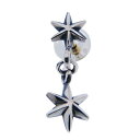 【シルバー ピアス】スタッドピアス シンプル メンズ ピアス 片耳 星 silver925 クラウズ グラスプスター / Blula(ブルレ) 【メール便】【送料無料】 ご褒美 父の日 ギフト プレゼント