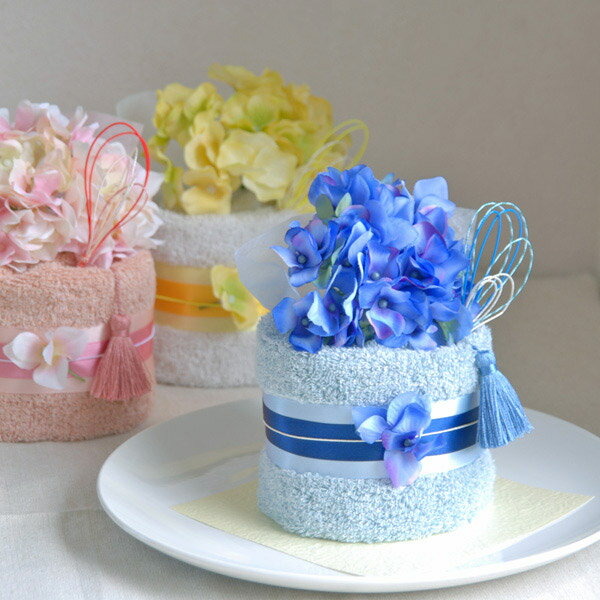ギフト 1段 誕生日 出産祝い 結婚祝い 和のタオルケーキ 記念 還暦祝い 人気 プチギフト お返し 今治 タオル 高級タオル かわいい フラワー 花 送料無料【ラッピング無料】【コンビニ受取対応商品】プレゼント 景品 ご褒美 成人式 祝い 敬老の日 自治会 記念品 母の日 父の日