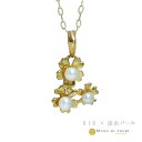 18金 ネックレス トップ 真珠 パール ペンダントトップ k18 小さめ チャーム 淡水パール 桜 モチーフ イエロー ゴールド 真珠 ベビーパール ギフト プレゼント 小ぶり フラワー 誕生日【コンビニ受取対応商品】【送料無料】 ご褒美 卒業 就職 卒業 成人 祝い 記念