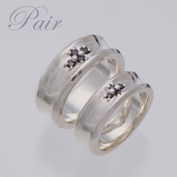 【送料無料】 ペアリング 刻印 シルバー 指輪 ギフト シルバー925 クロスモチーフ Cross ditch Ring ギフト オリジナル 【コンビニ受取対応...