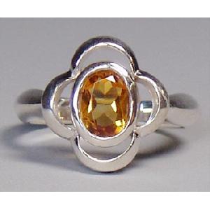 シルバーリングフラワーお花リング1...