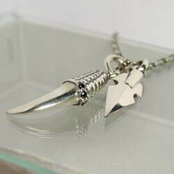 ネックレス メンズ シルバー925 ペンダントトップ メンズアクセサリー craw top / ...