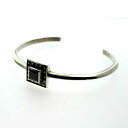 シルバー バングル メンズ silver925 ブラックキュービック インフィニティ− Infinity Blula(ブルレ) メンズ アクセサリー...
