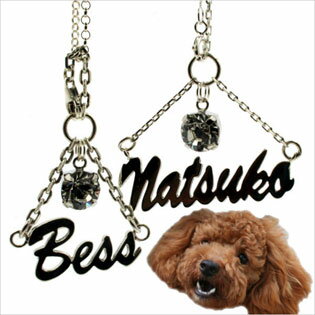 【送料無料】 ペアペンダント ペットと一緒にネームペンダント ( スワロフスキー ) With Ring ギフト オリジナル 卒業 入学 【コンビニ受取対応商品...