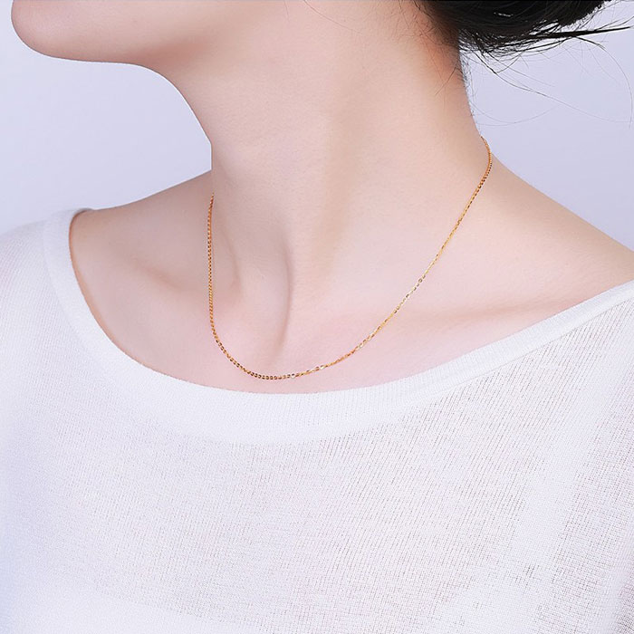 あずきチェーン 1.5mm 40cm 45cm ステンレス 小豆 あずき チェーン ネックレス ス...