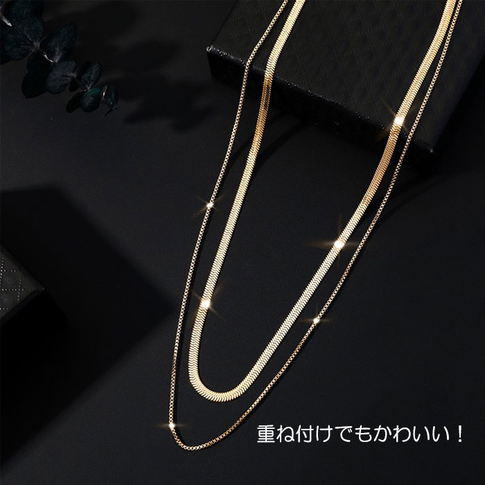 ベネチアチェーン 1mm チェーン 40cm~60cm ステンレス ネックレス ステンレスチェ...