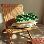 【即納】beej ビージbeej_Geometric Cushion cover_green ジオメトリッククッションカバー グリーン【2024SS新作】【あす楽】≪3月28日入荷≫