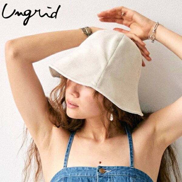 楽天ブルーロータス【スーパーセール】【50％OFF】【半額】【即納】Ungrid アングリッドカラーコーデュロイバケットハット 112151014301【あす楽】