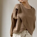 【SALE】【セール】【30%OFF】【即納】AgAwd アガウドカシュクールスウェット 2401-661345【2024AW新作】