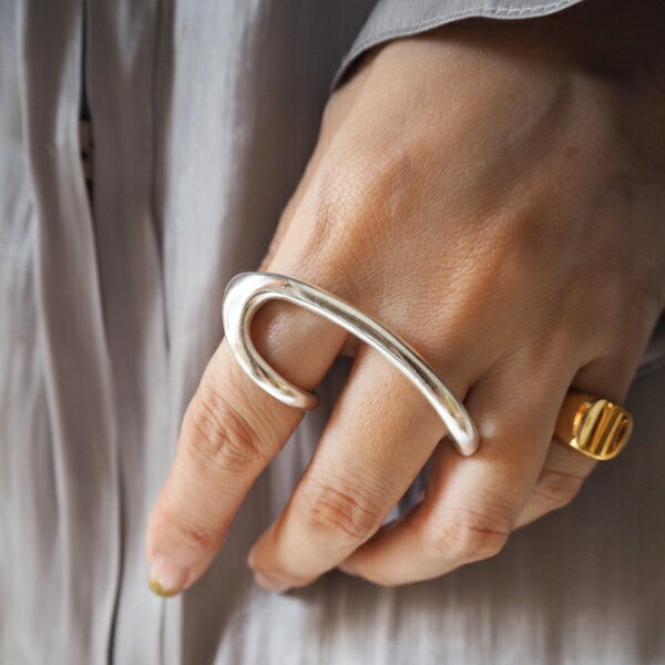 【即納】TODAYFUL トゥデイフル LIFE's ライフズDouble Finger Ring (Silver925) ダブルフィンガーリング 12020958 12990901【2024SS新作】【あす楽】≪5月4日入荷≫