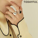 y[zTODAYFUL gDfCt LIFE's CtY 2023tĎ󒍉 2023spring.summerCircle Stone Ring T[NXg[O 12110903 gc十y2023SSVzyyz