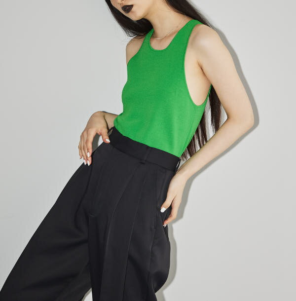 【SALE】【セール】【30%OFF】【即納】TODAYFUL トゥデイフル LIFE's ライフズ Highgauge Knit Tanktop ハイゲージニットタンクトップ 12310517 吉田怜香