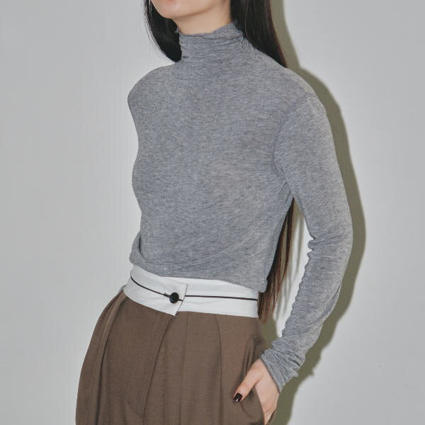 y[zTODAYFUL gDfCtSoft Turtleneck Tops \tg^[glbNgbvX 12320609 gc十y2024SSVzyyz37ׁ