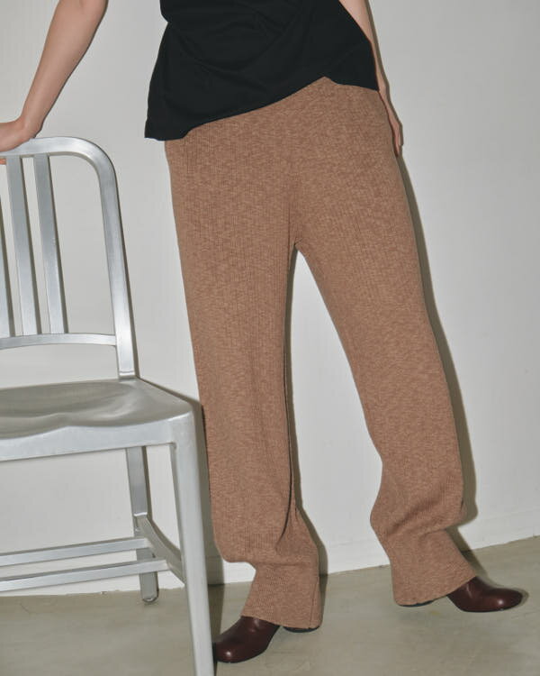 【11/10限定1,000円オフクーポン対象】【SALE】【セール】【40％OFF】【即納】TODAYFUL トゥデイフル LIFE's ライフズ2023 winter prefallコレクション 2023prefall受注会.Easy Rib Knit Pants イージーリブニットパンツ 12320708 吉田怜香のサムネイル