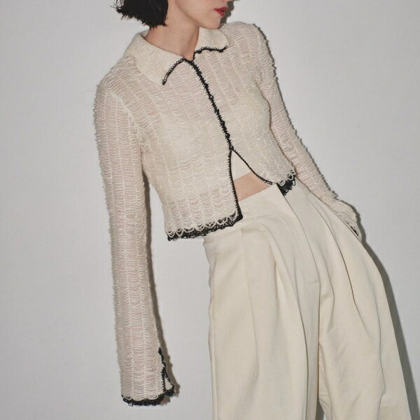 【SALE】【セール】【20％OFF】【即納】TODAYFUL トゥデイフル2023 winter コレクションMesh Jacquard Knitshirts メッシュジャカード ニットシャツ カーディガン 12320532【2023AW新作】【あす楽】