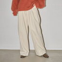 【SALE】【セール】【30％OFF】【即納】TODAYFUL トゥデイフル2023 winter コレクションPeachskin Tuck Trousers ピーチスキンタックトラウザー パンツ 12320719【2023AW新作】【あす楽】