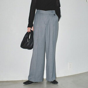 【即納】TODAYFUL トゥデイフルAsymmetry Twill Trousers アシンメトリーツイルトラウザーズ パンツ 12410702 吉田怜香【2024SS新作】【あす楽】≪2月11日入荷≫