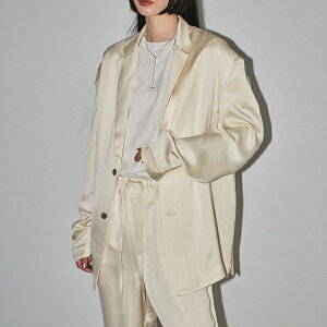 【即納】TODAYFUL トゥデイフル2024 Spring/Summer 2024春夏Satin Over Jacket サテンオーバージャケット 12410103 吉田怜香【2024SS新作】【あす楽】≪3月20日入荷≫