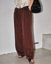 TODAYFUL トゥデイフル2024 Spring/Summer 先行予約 2024春夏受注会Tuck Wide Trousers タックワイドトラウザーズ パンツ 12410720 吉田怜香【2024SS新作予約】【5月下旬-6月下旬お届け予定】≪9月26日予約開始≫