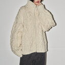 TODAYFUL gDfCt2024prefalls\ 2024ďH󒍉Volume Handknit Cardigan {[nhjbgJ[fBK 12420516 gc十y2024AWV\zy11{-12{͂\z130\Jn