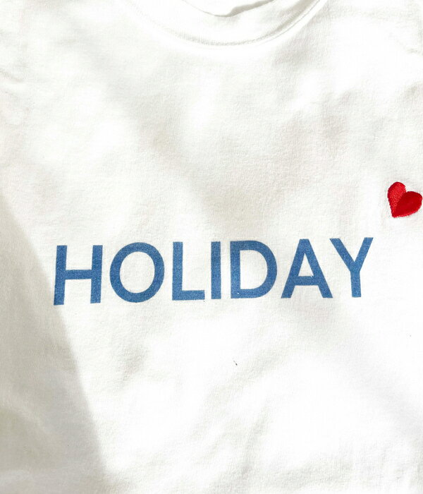 【SALE】【セール】【30％OFF】【即納】GLASSY SEA グラッシーシーHOLIDAY tee ホリデー Tシャツ 半袖 ホリデイ GS24S-0014 bluelotus-10022656 ブルーロータス サンプル画像3