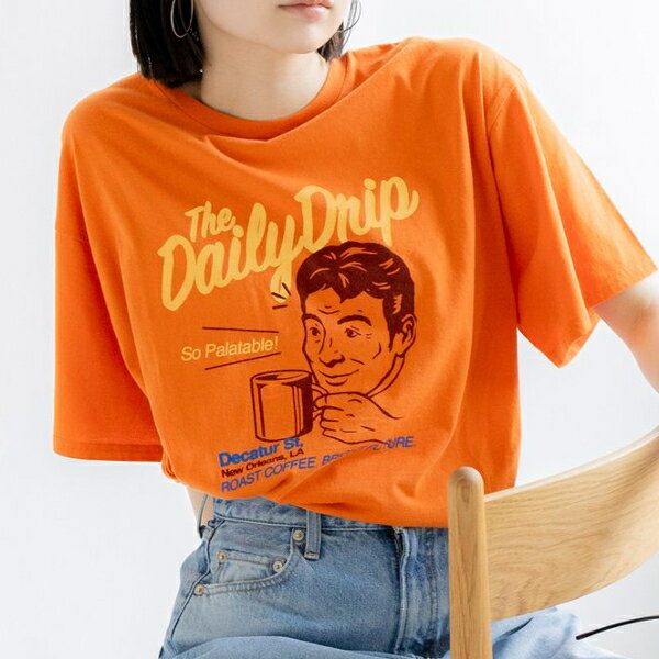 【スーパーセール】【50%OFF】【半額】【即納】Ungrid アングリッドDairy DripロゴTee 112432783201