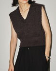 【即納】TODAYFUL トゥデイフル LIFE's ライフズ2024 Spring/Summer 2024春夏Mixyarn Compact Knitvest ミックスヤーンコンパクトニットベスト 12410505 吉田怜香【2024SS新作】【あす楽】≪3月20日入荷≫