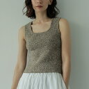 ànuke アンヌーク anuke2024ss 2024春夏Boucle Knit Tanktop ブークレニットタンクトップ 62410502 船曳ひろみ≪4月27日入荷≫