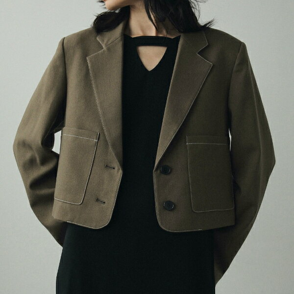 【即納】ànuke アンヌーク anukeHeather Short Jacket ヘザーショートジャケット 62420101 船曳ひろみ【2024AW新作】