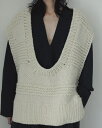 ànuke アンヌーク anuke2025fw先行予約 2025Fall/Winter先行予約 秋冬Uneck Handknit Vest Uネックハ...