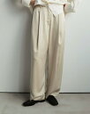 ànuke アンヌーク anuke2025fw先行予約 2025Fall/Winter先行予約 秋冬Satin Tuck Pants サテンタックパンツ 62520713 船曳ひろみ【2025FW新作予約】【10月下旬-11月下旬お届け予定】≪4月22日予約開始≫(4)
