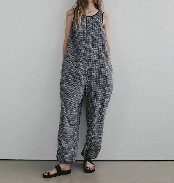 ànuke アンヌーク anuke2026SS 2026Spring/Summer 春夏Uneck Check Combinaison Uネックチェックコンビ..