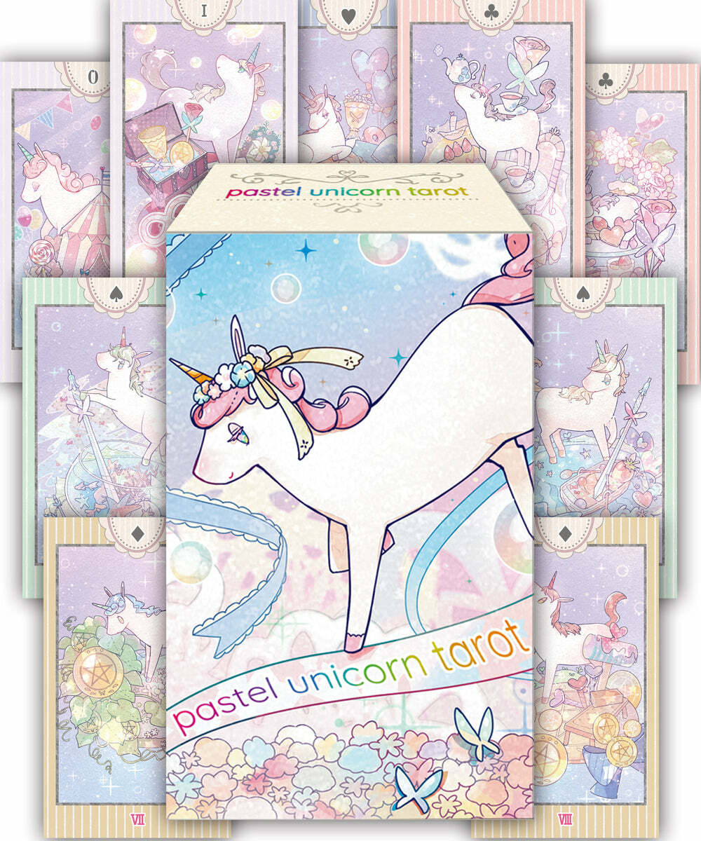 かわいい タロットカード パステルユニコーンタロット PASTEL UNICORN ライダー版準拠【正規品】