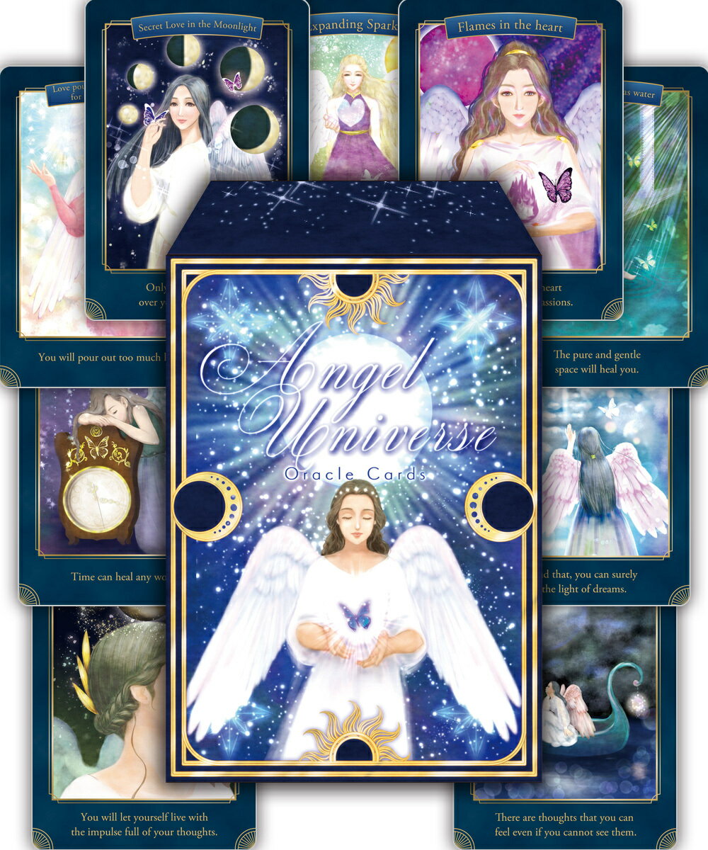 エンジェル ユニバース オラクル ANGEL UNIVERSE ORACLE 【プロ占い師監修日本語解説書付き】オラクルカード 1