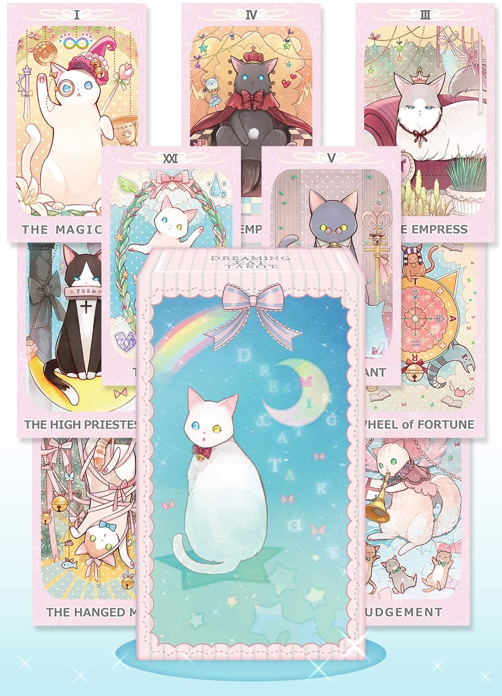 タロット　猫ドリーミング キャット ライダー版タロットカード 78枚セット DREAMING CAT TAROT タロットカード かわいい