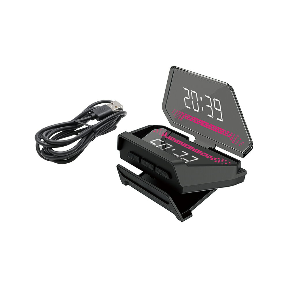 【取り寄せ対応】【かー用品】YAC(ヤック)　PF-461(ヘッドアップディスプレイクロック)　【500】