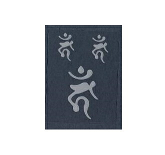 【カー用品】東洋マーク製作所　3216(梵字ステッカー/小)カーン/シルバー　【500】