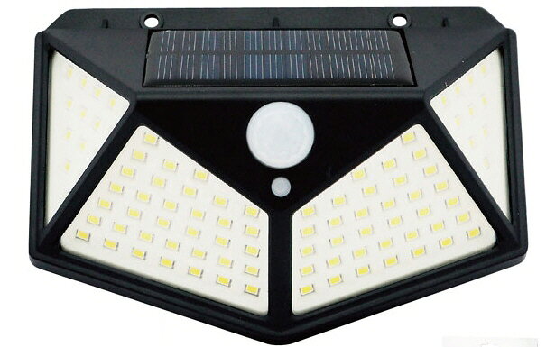 LIGHT 商品説明 配線工事が要らないソーラー充電式 の人感センサーライトです。 夜間でも人が通ると100灯のLEDが パッと点灯し、防犯対策に役立ちます。 暗闇の中で常時点灯させることも可能で、 夜間に帰宅する家族の安全を守る ツールとしても効果的です。 サイズ 135×95×55mm 材質 PP・ポリスチレン・エポキシ樹脂・シリコン ※掲載商品の仕様、デザイン、生産国、発売時期は 　予告なく 変更する場合がありますので、 　あらかじめご了承ください。 ※掲載画像の色彩は実際の商品及び印刷物と 　多少異なる場合があります。 ※メーカー希望小売価格はメーカーカタログに 　基づいて掲載しています。 発送詳細 複数ご注文、またはメール便対応商品をご注文の場合は、ショッピングモールからの自動メールでは送料は確定しておりません。店舗よりメールにて確定送料をお知らせ致します。こちらの商品（1点）の送料は下記のとおりです。 ご注文確定前に必ずコチラをご確認の上ご購入をお願い致します・ご確認ください・配送について・返品、交換について {カテゴリ} ライト 照明器具 蛍光灯 電球 天井照明 フロアスタンド ランプ デスクライト テーブルランプ クリップライト 壁掛け照明 ブラケットライト フットライト 間接照明 インテリアライト 誘導灯 照明器具部品 ランタン ハンディライト ヘッドライト キーライト ランタン オイルランプ 照明器具 電球 ランプ 電気 電力 インテリア ライト コンパクト 角型 丸型 直管 作業灯 ワークライト ヘッドランプ ヘッドライト ヘッドアクセサリー 明るさ ワット ルーメン 投光器 イベント会場 コンサート 野外イベント アウトドア 釣り キャンプ チェア テーブル レジャーシート ハンモック チェア テーブルセット 子供用 レジャーシート 寝袋 シュラフ シュラフカバー インナーシーツ マット コット テント タープ クーラーボックス パーツ アクせサリー 保冷剤 ウォータージャグ アウトドアワゴン キャンプ用バーナー バーベキューコンロ 焚き火台 七輪 鉄板 網 ダッチオーブン クッカー スモーカー 燻製器 やかん ケトル 燃料 キャンプ用食器 カップ 皿 スプーン フォーク ナイフ マルチツール 十徳ナイフ 精密機器類 GPS 高度計 ビーコン 温度計 コンパス ホイッスル ケース セット 防寒インナー ベスト アウター ハーフパンツ ショートパンツ ロングパンツ 帽子 手袋 靴下 レインジャケット レインパンツ レインウェア上下セット レインポンチョ WORK DIY TOOL ACCESSORY BOARD WOOD STEEL CUTTER PIPE AIRCONDITIONER WIRE SLIP JOINT COMBINATION PLIERS VICE CLIP STRAIGHT NOSE PRESS BAND HEAVY DUTY OUTDOOR FISHING PENCH KNIPPER CABLE AIR CONDECTOR ELECTRICAL VOLT TAPE CHARGE GAGE BENDER PUMP BULBE TUBE REAMER TORQUE WRENCH COPPER BRUSH METER TESTER CRAMP Pocket Digital Multimeter BENDER CABLE CORD LAN INTERNET CATV HUB ROOTER INSULOK GALVALOK CONCENT COVER PLATE COVERED ELECRODES SAFETY ARC DIY TOOL ACCESSORY BOARD WOOD STEEL BURNER HOBBY GOLD SILVER FLUX SPEED SOLDER HOT BOND GLASS WORK SAFE SAFETY DIY SHIELD ACCESSORY FACESHIELD ARK HAND HELMET GAS TORCH SLIDE GUARD RAZOR ELECTRIC REFLECTOR FLOOR LUMEN RAMP LIGHT HEAD ACCESSORY