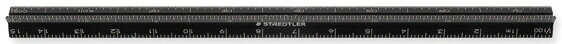 Rakuten - 【文房具・事務用品】STAEDTLER(ステッドラー)高精度三角スケール スリム マットブラック15cm 561 7-9【620】