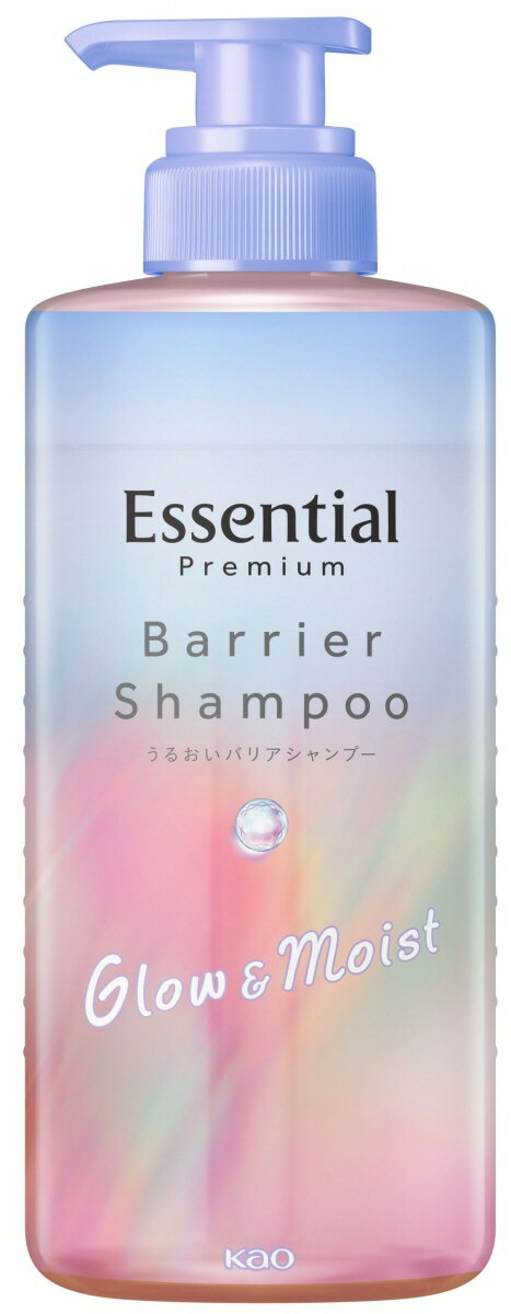 【ヘアケア用品】Kao(花王)エッセンシャルプレミアム うるおいバリアシャンプーグロウ＆モイスト 本体 450ml【590】