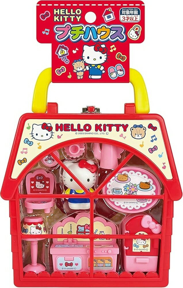 乐天商城 - 【おもちゃ】ムラオカ(Muraoka)Hello Kitty(ハローキティ) プチハウス 4494【543】