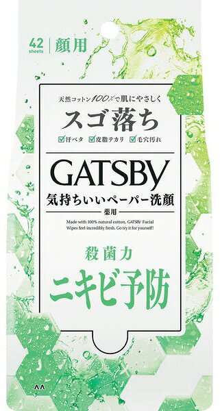 マンダム GATSBY(ギャツビー)スゴ落ち フェイシャルペーパー…