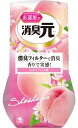 【消臭グッズ】小林製薬消臭剤 お部屋の消臭元 もぎたて白桃の香り 部屋用 400ml【590】
