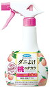 【虫よけグッズ】金鳥(KINCHO)ダニよけ桃のチカラ 除菌・消臭プラス スプレー 350ml【590】