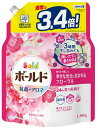 【洗濯用品】P&G柔軟剤入り洗剤 ボールドジェル 抗菌+アロマ液体 つめかえ用 超ジャンボサイズ 1360g華やかプレミアムブロッサムの香り【590】
