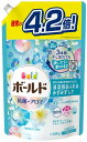 【洗濯用品】P&G柔軟剤入り洗剤 ボールドジェル 抗菌+アロマ液体 つめかえ用 ウルトラジャンボサイズ 1680g爽やかフレッシュフラワーサボンの香り【590】