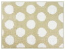 【バス用品】Okato(オカトー)sofmoreバスマット 45×65cm(ドットベージュ)【590】