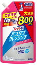 【バス用品】LION(ライオン)お風呂用洗剤 ルックPLUS(プラス)バスタブクレンジング 詰め替え用 フローラルソープの香り 800ml【590】