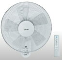 【送料込み(一部地域除く)】【季節家電】TEKNOS(テクノス)40cm 壁掛けフルリモコン扇風機KI-W488R【590】